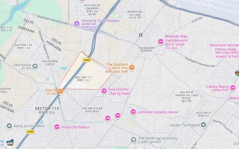 Puri Aerosphere Location Map