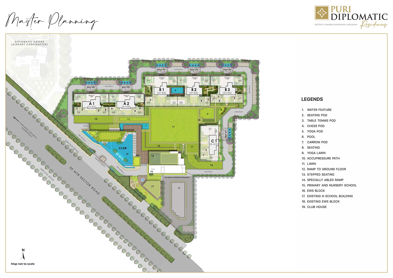 Puri Diplomatic Residences Master Plan