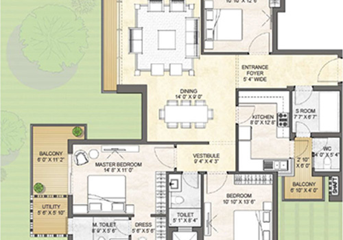 Puri Emerald Bay Floor Plans